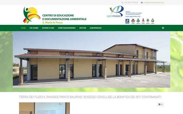 Snímek obrazovky centroambiente.org