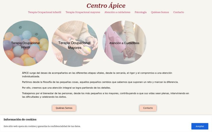 Screenshot di centroapice.es