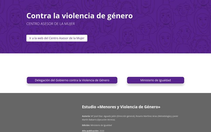 Screenshot di centroasesordelamujer.es