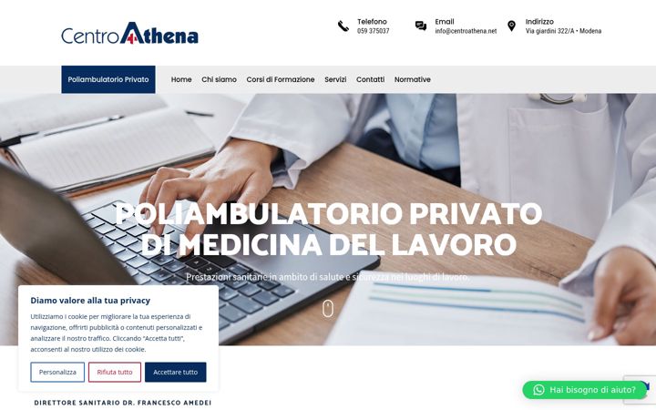 Screenshot of centroathena.net