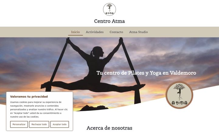 Screenshot di centroatma.es