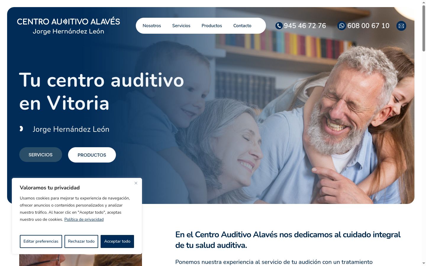 Sutikimo reklamjuostės, rodytos prieš bet kokią sąveiką, ekrano kopija