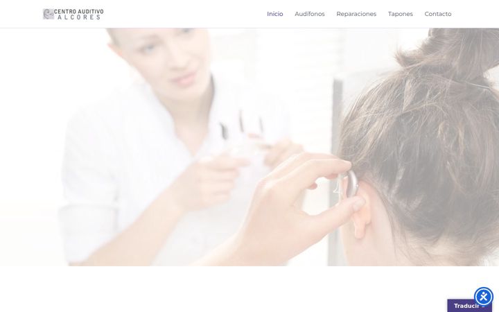 Screenshot of centroauditivoalcores.com