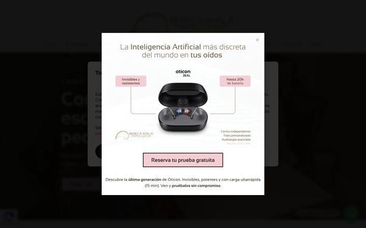 Screenshot von centroauditivorebecaayala.com