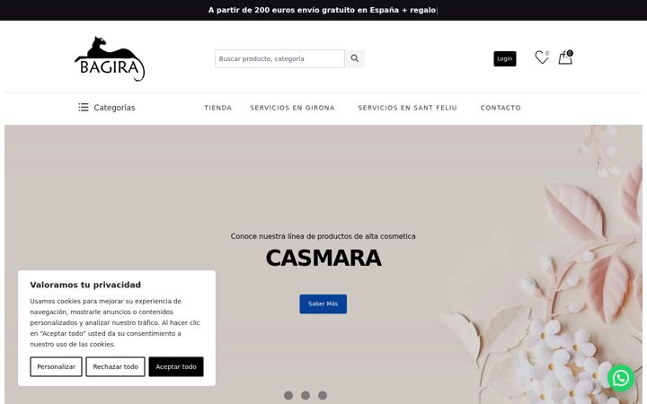 Screenshot of centrobagira.com