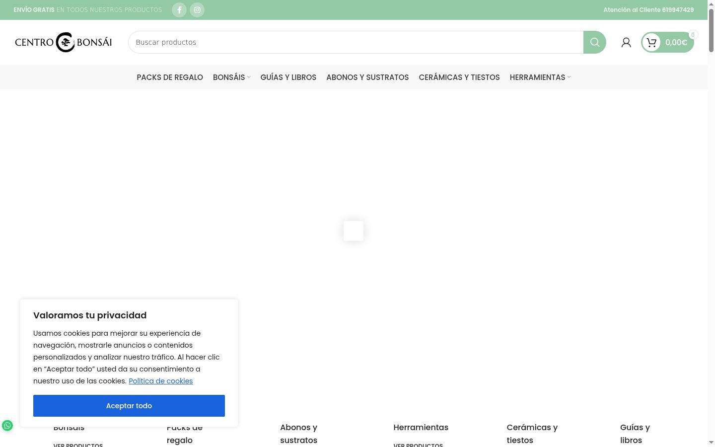 Kuvakaappaus suostumusbannerista, joka näytettiin ennen mitään vuorovaikutusta