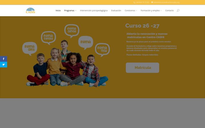 Screenshot of centrocadis.com