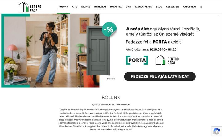 Screenshot of centrocasa.hu
