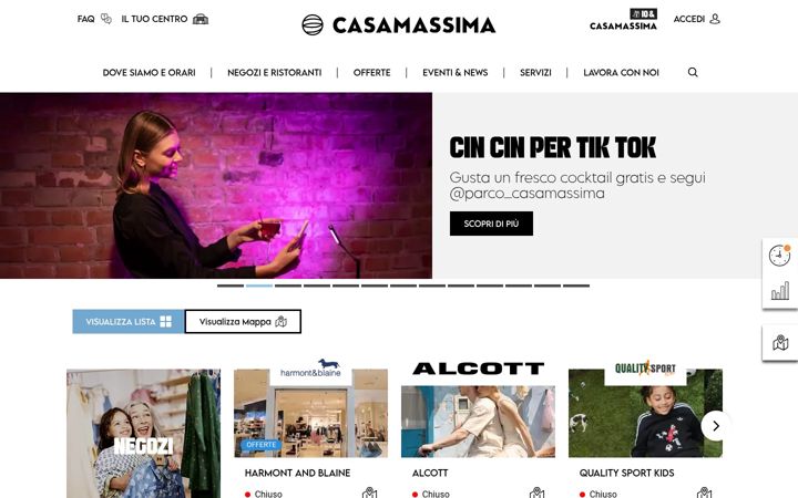 Screenshot of centrocasamassima.it