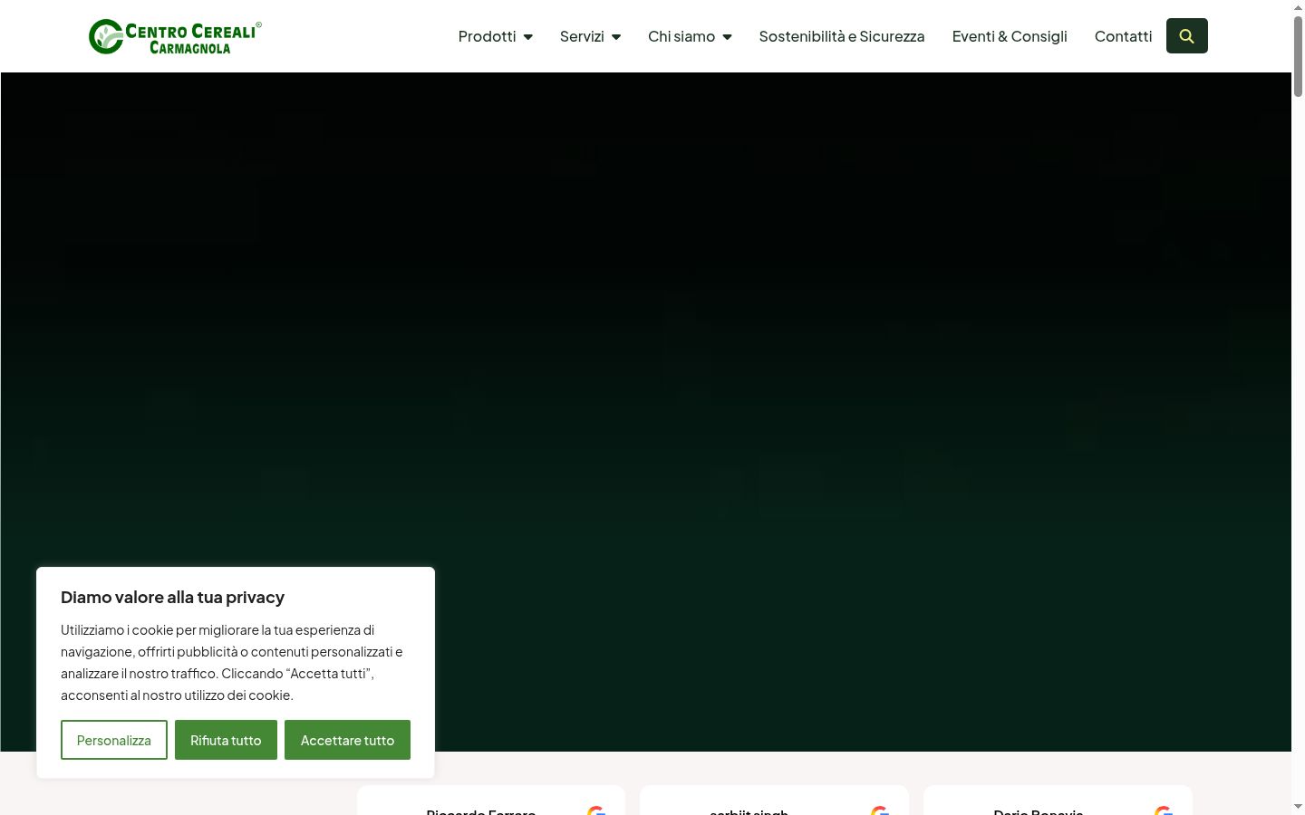 Screenshot tal-banner tal-kunsens muri qabel kwalunkwe interazzjoni