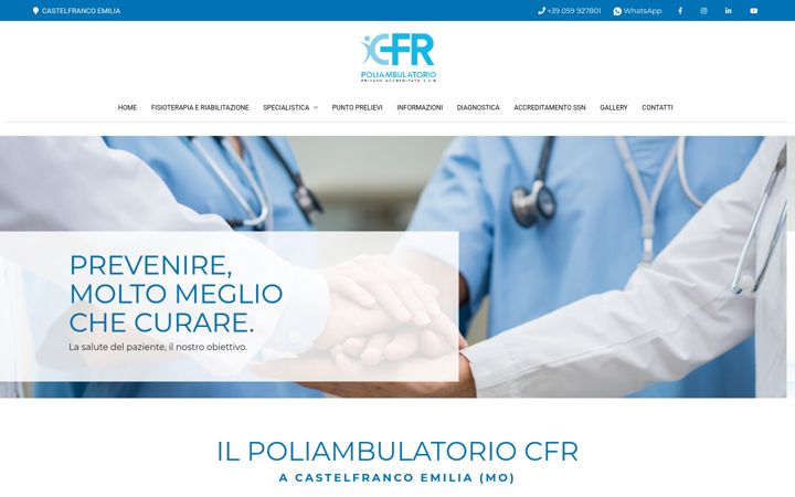 Skärmbild av centrocfr.it