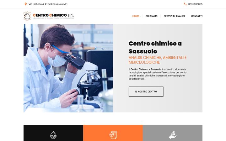 Screenshot of centrochimicosassuolo.com
