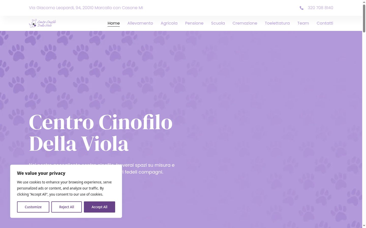 Screenshot tal-banner tal-kunsens muri qabel kwalunkwe interazzjoni