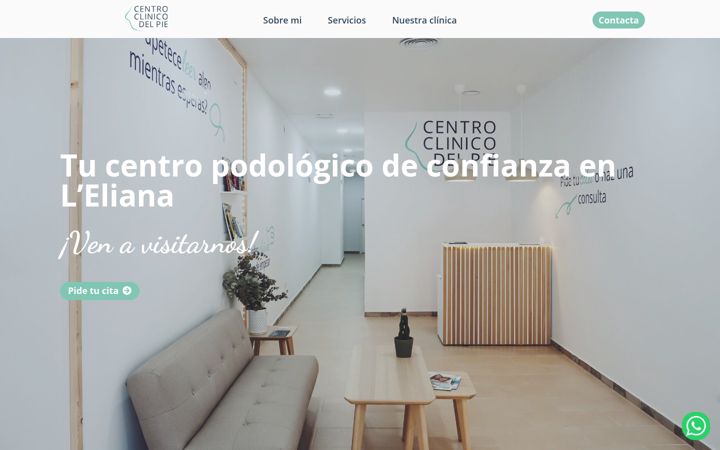 Posnetek zaslona centroclinicodelpieliana.es