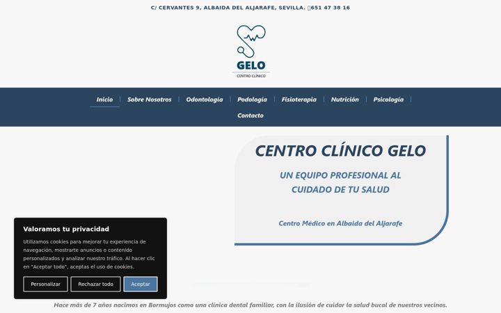 Screenshot of centroclinicogelo.com