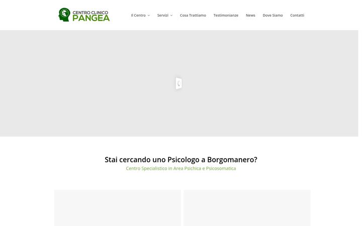 Screenshot of centroclinicopangea.it