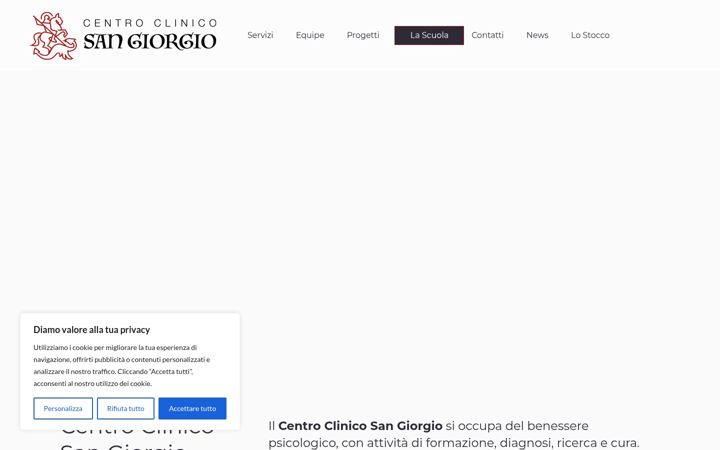 Screenshot of centroclinicosangiorgio.it