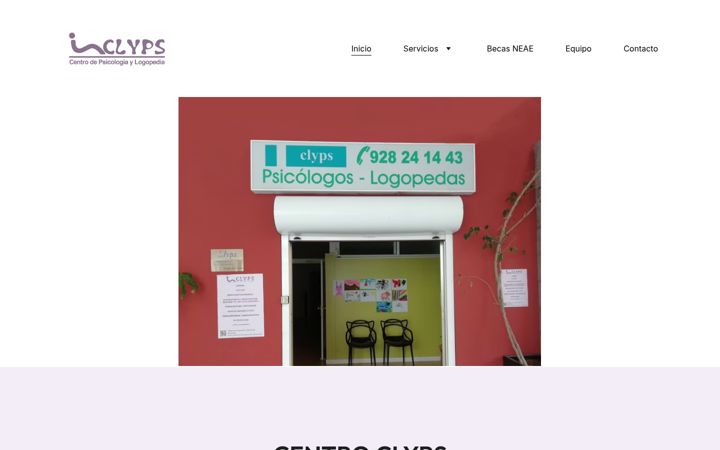 Screenshot of centroclyps.com