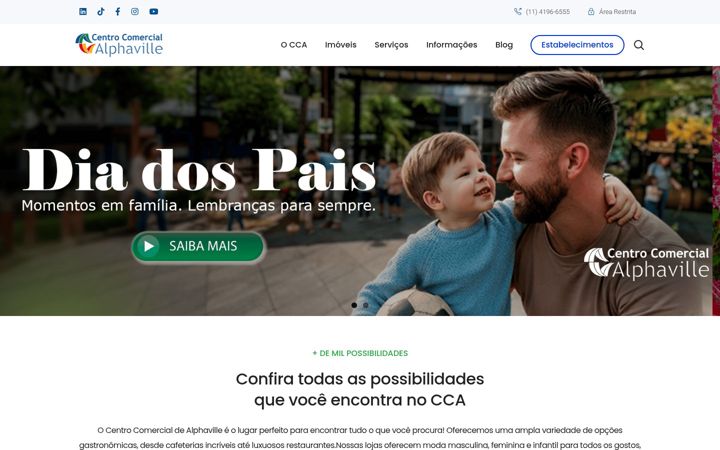 Screenshot stránky centrocomercial.com.br