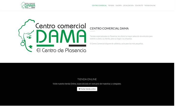Screenshot of centrocomercialdama.com