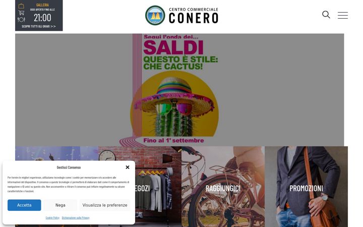 Screenshot of centroconero.it