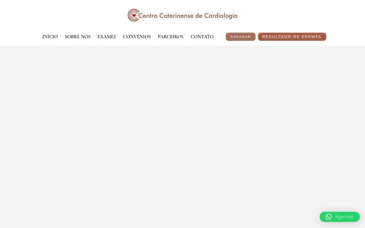 Screenshot stránky centrocorflorianopolis.med.br