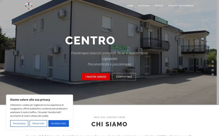 Screenshot of centrocron.it