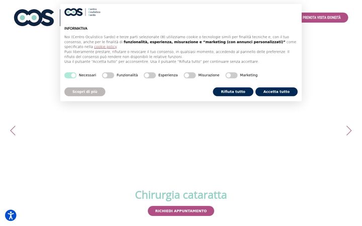 Screenshot of centroculisticosardo.it