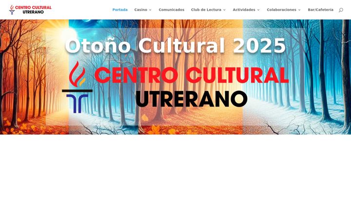 Snímek obrazovky centroculturalutrerano.org