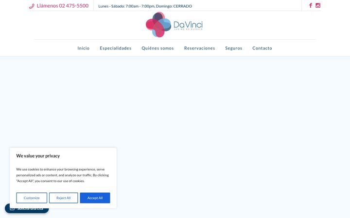 Screenshot di centrodavinci.net