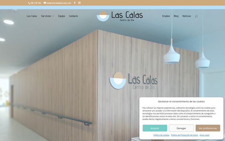 Screenshot of centrodedialascalas.com