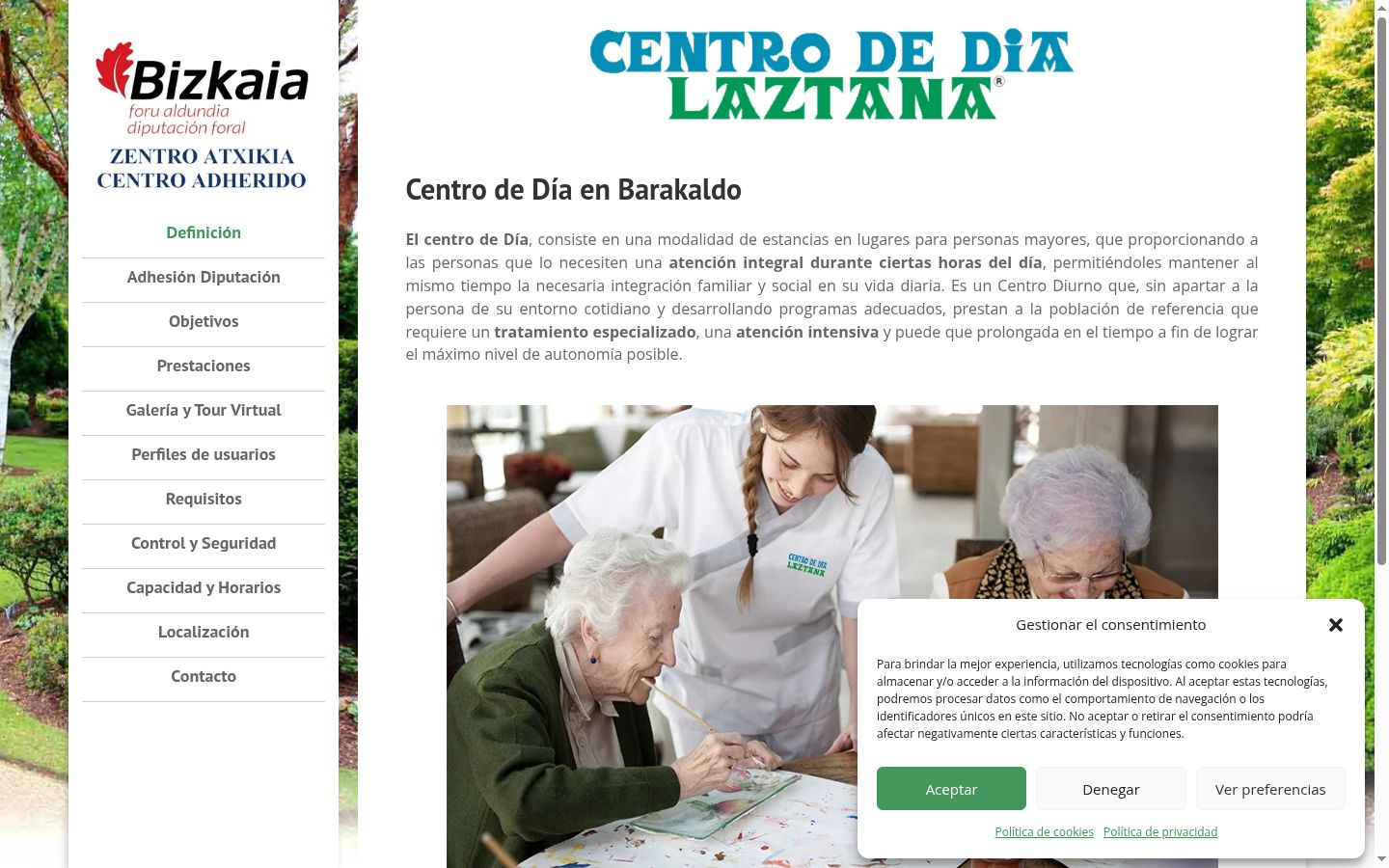 Screenshot tal-banner tal-kunsens muri qabel kwalunkwe interazzjoni