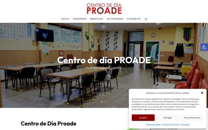 Captura de ecrã de centrodediaproade.es