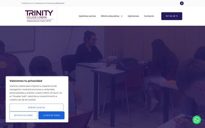 Screenshot of centrodeestudiosdonbosco.com