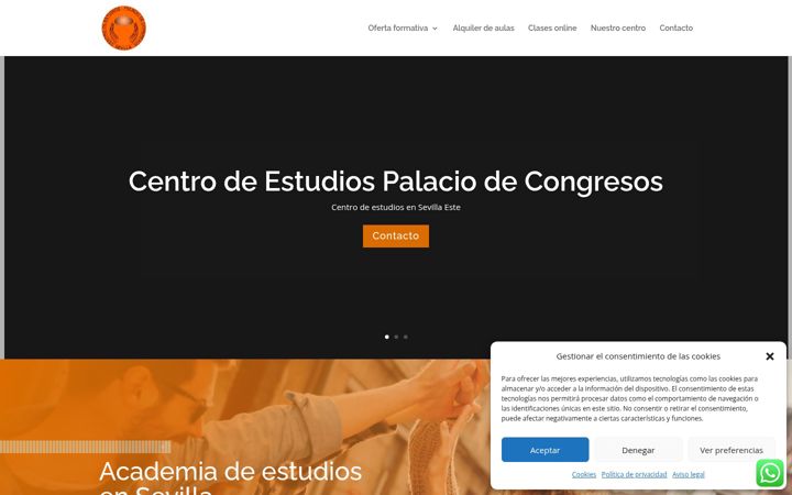 Screenshot of centrodeestudiospdc.com