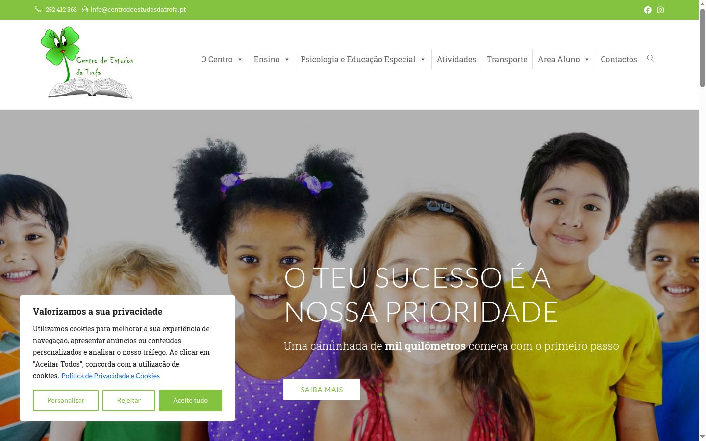 Capture d'écran de la bannière de consentement affichée avant toute interaction