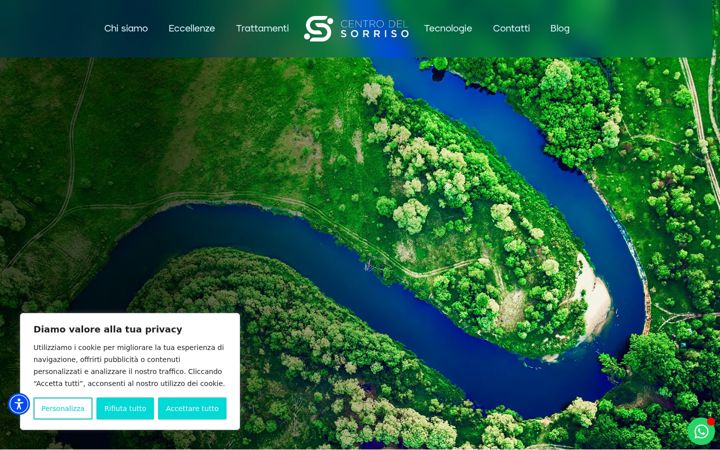Screenshot of centrodelsorriso.it