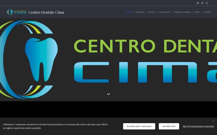 Screenshot of centrodentalecima.it