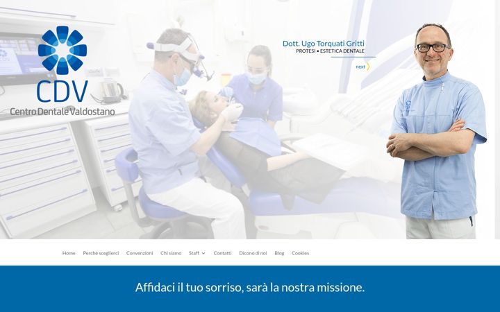 Screenshot ta' centrodentalevaldostano.it