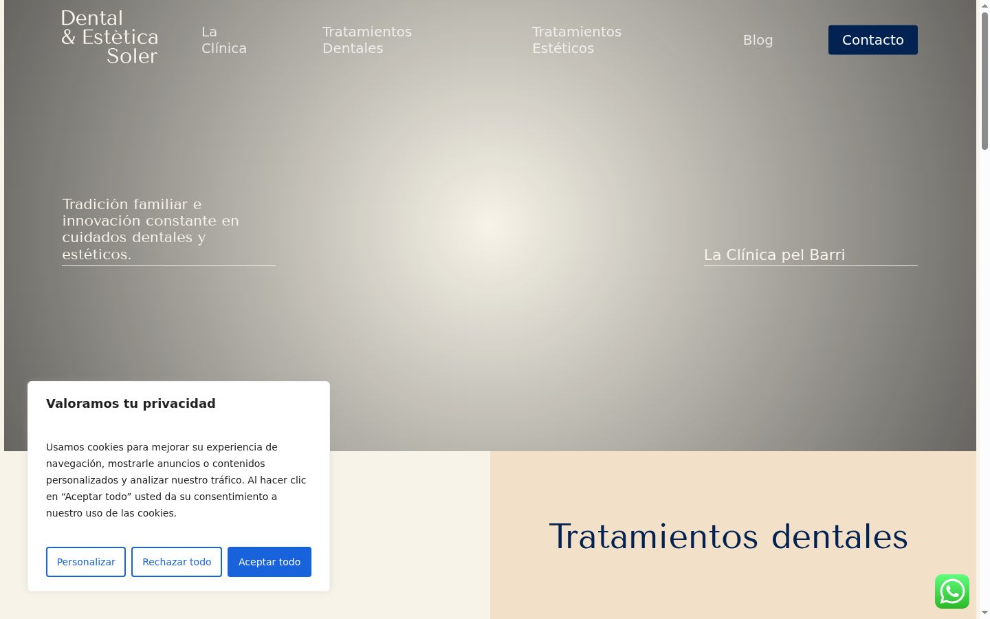Screenshot tal-banner tal-kunsens muri qabel kwalunkwe interazzjoni