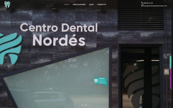 Screenshot of centrodentalnordes.com