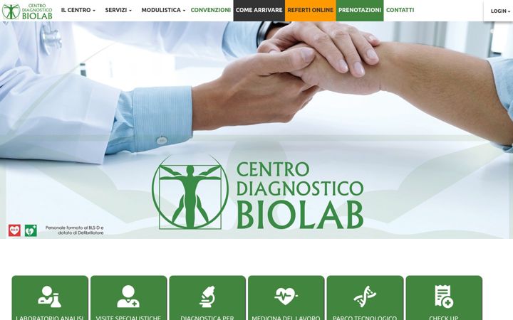 Screenshot di centrodiagnosticobiolab.it