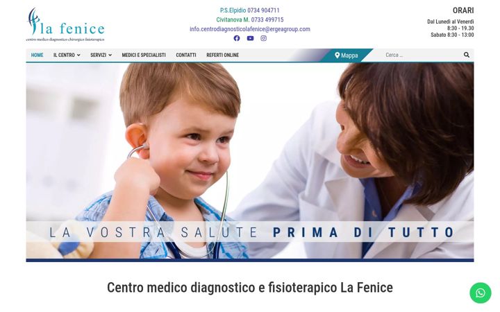 Screenshot di centrodiagnosticolafenice.it