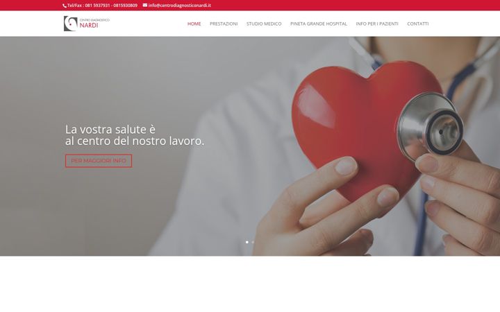 Screenshot di centrodiagnosticonardi.it