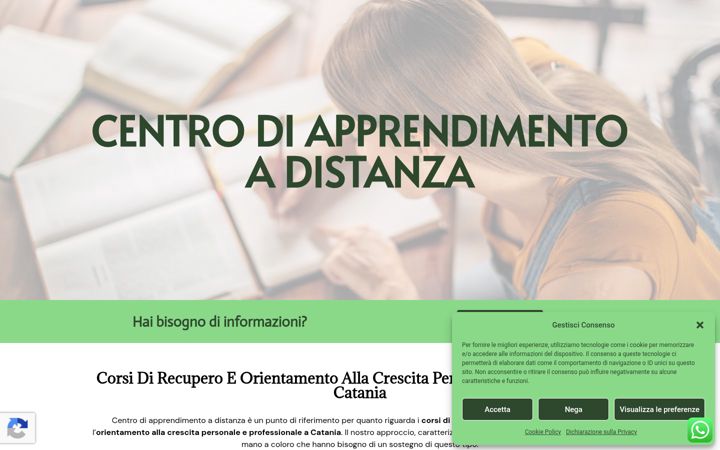 Screenshot of centrodiapprendimentoviagrande.it
