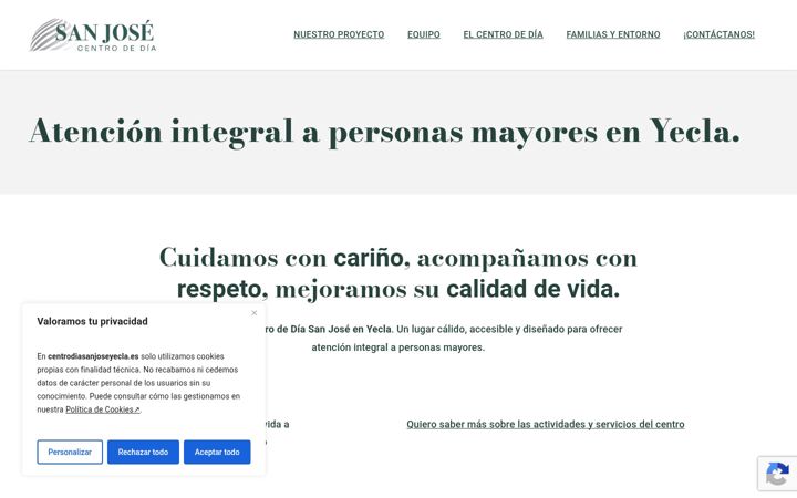 Captura de ecrã de centrodiasanjoseyecla.es