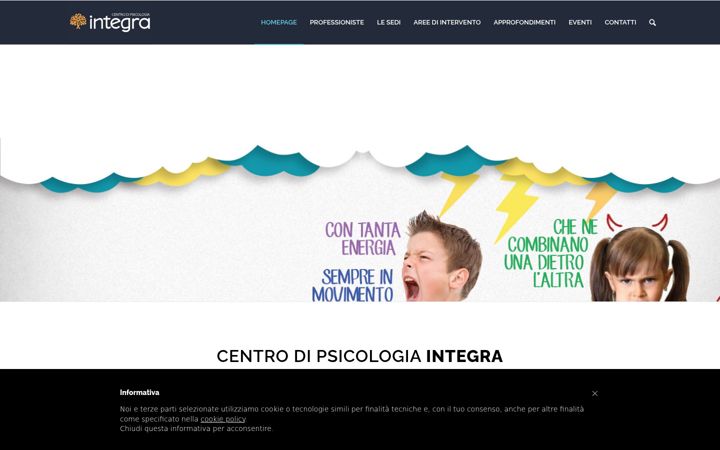 Screenshot di centrodipsicologiaintegra.it