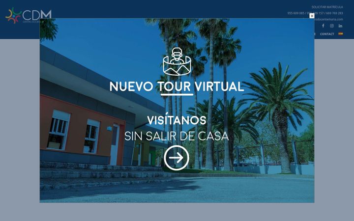 Screenshot of centrodocentemaria.com