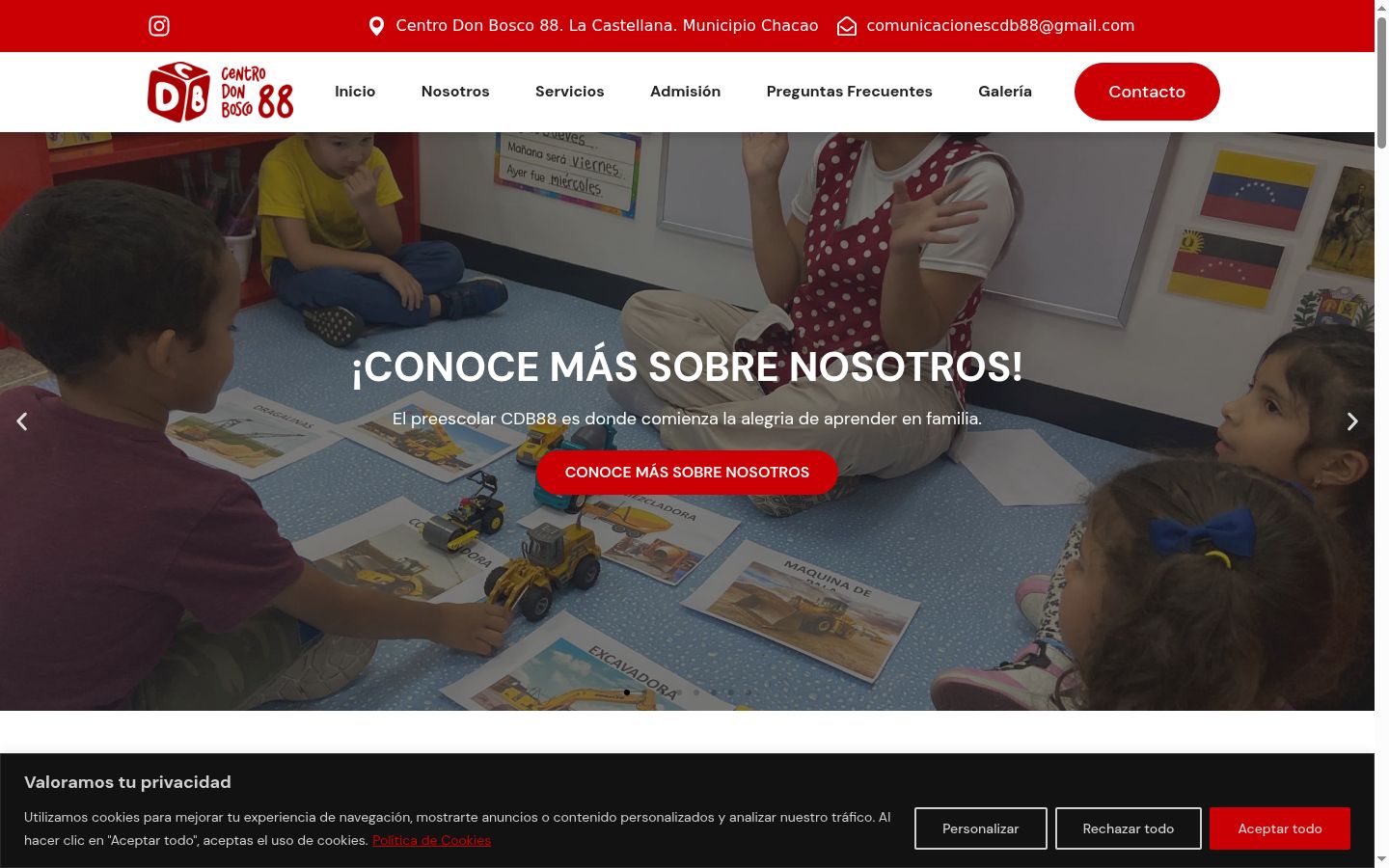 Screenshot tal-banner tal-kunsens muri qabel kwalunkwe interazzjoni