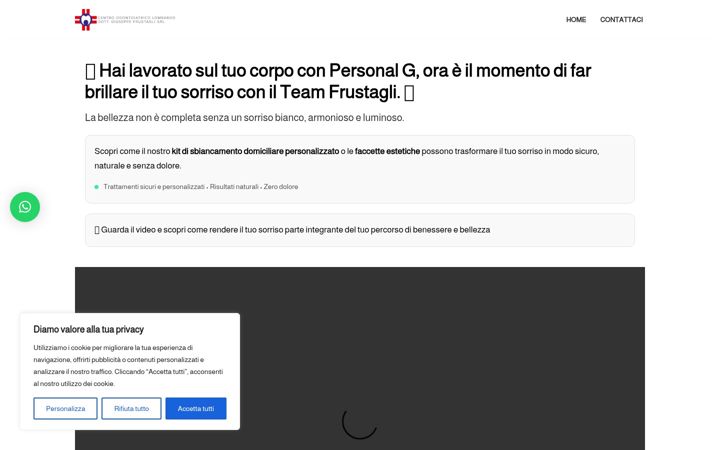 Screenshot of centrodontoiatricofrustagli.com